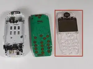 Disassembling Nokia 3395 Screen