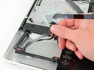MacBook Pro 15" Unibody Mid 2012 Hard Drive/IR Sensor Cable Replacement