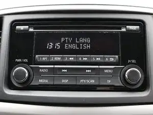 How to enter the Diagonstic Mode of a Mitsubishi AM/FM-ST Electronic Tuning Radio, CD Player (DY-1MU3R45-T and DY-1MU3R45-T-2)