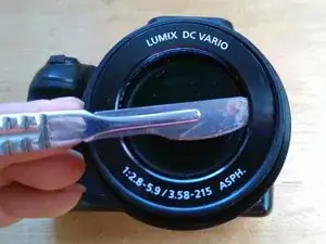 scratched lens