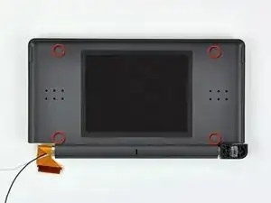 Nintendo DS Lite Rear Display Bezel Replacement