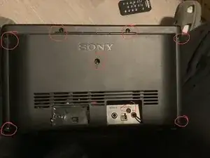 Sony ICF-CS15iP Disassembly