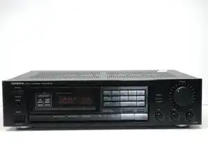 Disassembling Onkyo TX-800 Top case