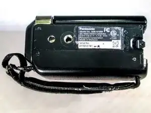 Panasonic SDR H-100 Upper Cover Replacement