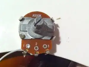 How to repair a broken potentiometer or pot