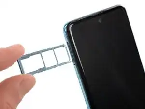 Samsung Galaxy A51 SIM Tray Removal