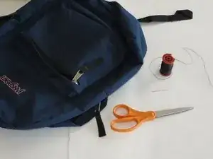 Torn-Off Backpack Shoulder Strap Repair