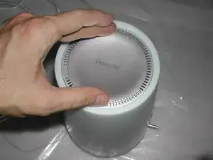 Disassembling Philips wake up light HF3485 Diffuser