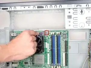 Removing HP Compaq dx2000MT CPU Cooler