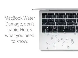 MacBook water damage diagnostic