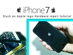 How to fix an iPhone 7 stuck / hanging on a logo