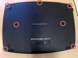 Dell Chromebook 3180 Bottom Cover / Shell Replacement