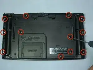 Texas Instruments TI-92 Back Case Disassembly