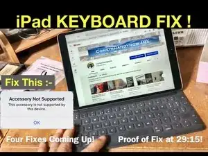 How to Fix the iPad Smart Keyboard