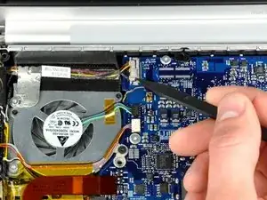 MacBook Pro 15" Core 2 Duo Models A1226 and A1260 Left Fan Replacement