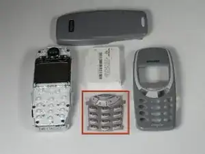 Disassembling Nokia 3395 Keypad