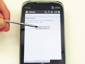 Screen Alignment Process