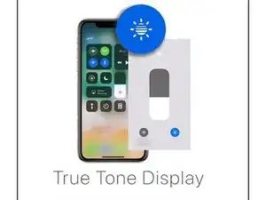 How to restore True Tone after screen replacement on iPhone X