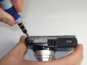 Disassembling Olympus Stylus 1010 Case