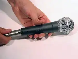 Unplugging Shure SM58 XLR Cable