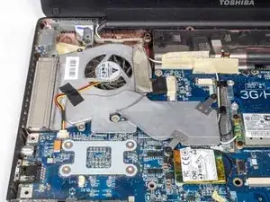 Toshiba Satellite A215 S4697 Fan Replacement