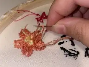 How to Repair a Loose Embroidery Stitch
