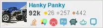 profile for Hanky 웃 Panky on Stack Exchange, a network of free, community-driven Q&A sites