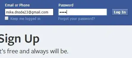 Then I'm about to enter my password