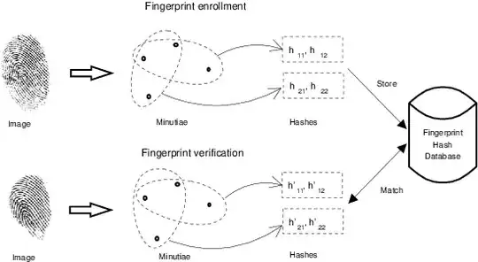 Minutiae extraction