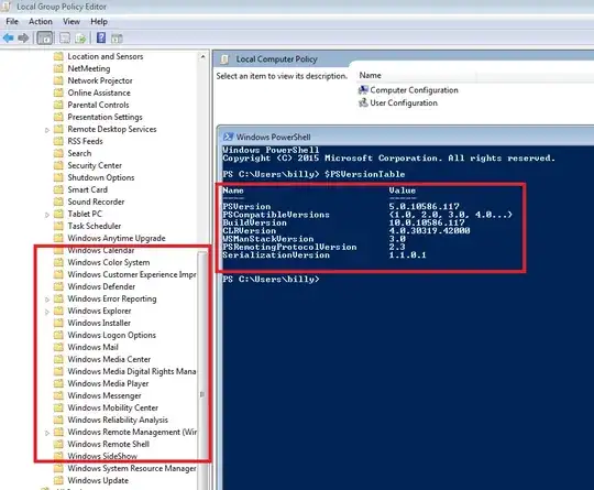 Windows 7 Missing Powershell logging options