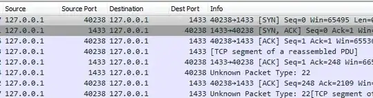 Wireshark default decoding for port 1433