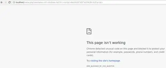 1st XSS Attempt in Chrome