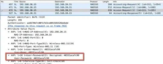 Wireshark RADIUS decryption as shown at wipfiphil.blogspot.com