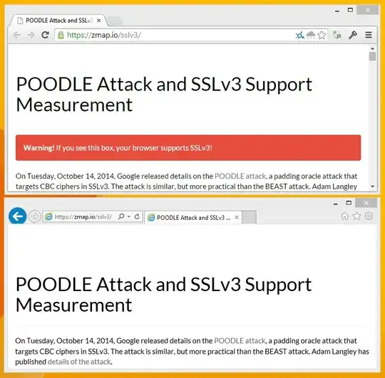 Chrome and IE test