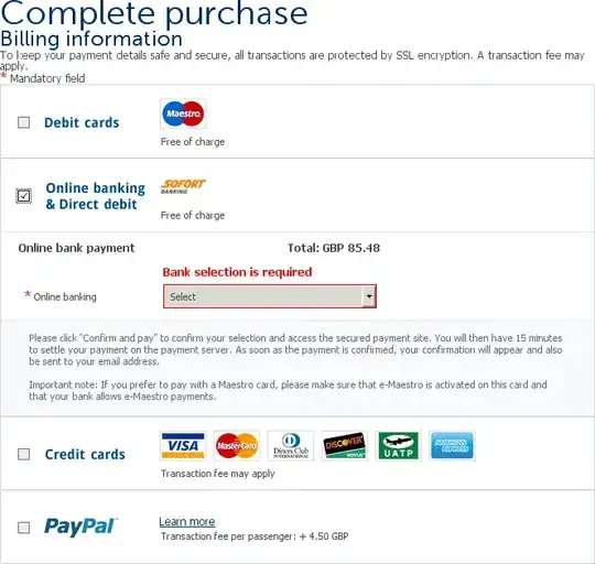 Brussels Airlines payment methods