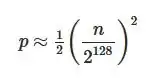 probability of hash collision