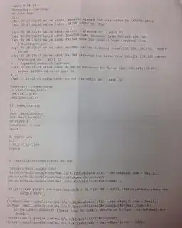 (image containing a photograph of the logs of <code>disk1</code>, too long to reproduce)