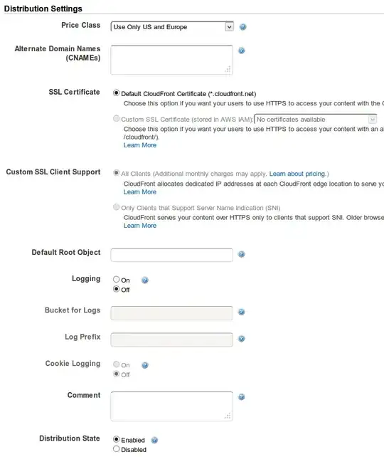 Distribution Settings