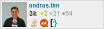 profile for andras.tim on Stack Exchange