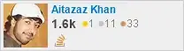 profile for Aitazaz Khan on Stack Exchange, a network of free, community-driven Q&A sites