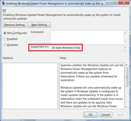 GPO setting requires Vista or higher to work