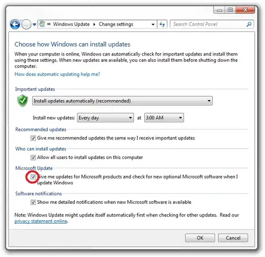 Windows Update Settings