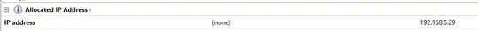 Correct IP address allocation