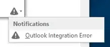 Outlook Integration Error