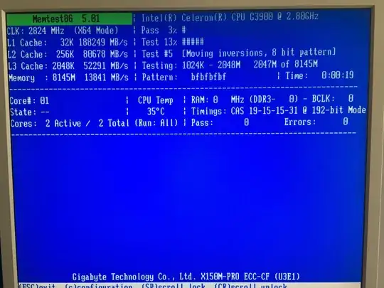 memtest86+ screenshot