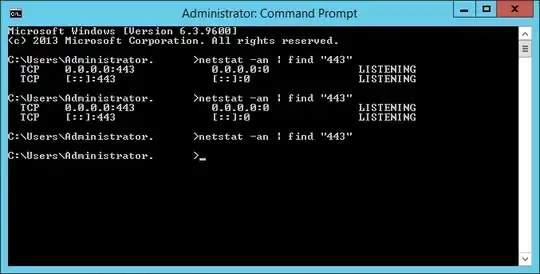 Command Prompt netstat find 443