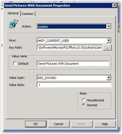 Screenshot of GPO properties