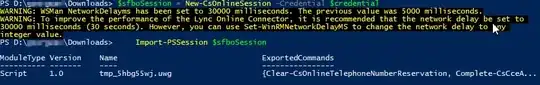 PowerShell connected to Skype for Business Online