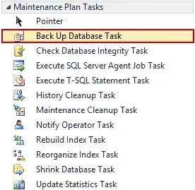 SQL Server Management Studio  database back up task In the Object Explorer  Maintenance Plans