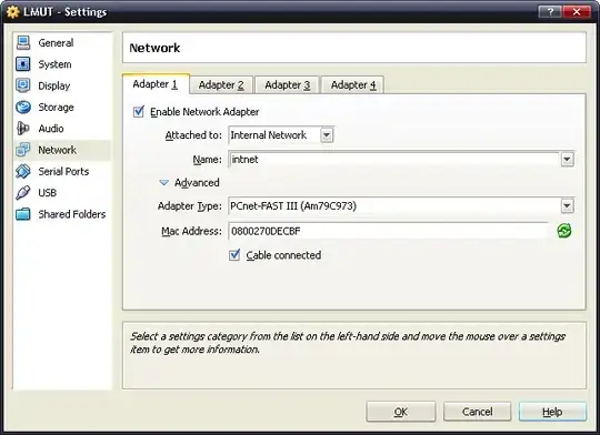 Regular pattern of failing connections